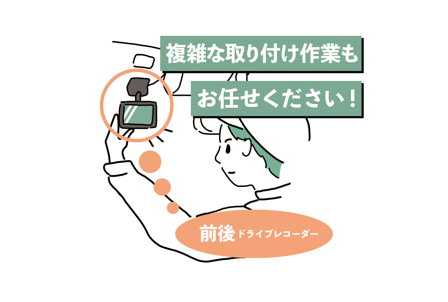 前後ドライブレコーダー＆店舗で取り付けパッケージ – ダイハツ